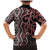 Maori Taniko Patterns Family Matching Mermaid Dress and Hawaiian Shirt Brown Patiki Motifs Mix Whakairo Ngaru