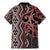 Maori Taniko Patterns Family Matching Mermaid Dress and Hawaiian Shirt Brown Patiki Motifs Mix Whakairo Ngaru