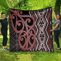 Maori Taniko Patterns Quilt Brown Patiki Motifs Mix Whakairo Ngaru
