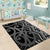 Maori Taniko Patterns Area Rug Black Patiki Motifs Mix Whakairo Ngaru