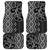 Maori Taniko Patterns Car Mats Black Patiki Motifs Mix Whakairo Ngaru