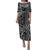 Maori Taniko Patterns Family Matching Puletasi and Hawaiian Shirt Black Patiki Motifs Mix Whakairo Ngaru