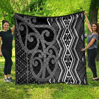 Maori Taniko Patterns Quilt Black Patiki Motifs Mix Whakairo Ngaru