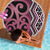 Maori Taniko Patterns Beach Blanket Pink Patiki Motifs Mix Whakairo Ngaru