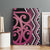 Maori Taniko Patterns Canvas Wall Art Pink Patiki Motifs Mix Whakairo Ngaru