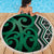 Maori Taniko Patterns Beach Blanket Pounamu Patiki Motifs Mix Whakairo Ngaru