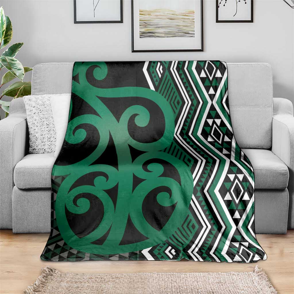 Maori Taniko Patterns Blanket Pounamu Patiki Motifs Mix Whakairo Ngaru LT7 - Polynesian Pride