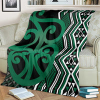 Maori Taniko Patterns Blanket Pounamu Patiki Motifs Mix Whakairo Ngaru LT7 - Polynesian Pride