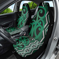 Maori Taniko Patterns Car Seat Cover Pounamu Patiki Motifs Mix Whakairo Ngaru