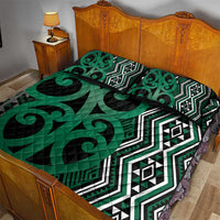 Maori Taniko Patterns Quilt Bed Set Pounamu Patiki Motifs Mix Whakairo Ngaru LT7 - Polynesian Pride