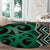 Maori Taniko Patterns Round Carpet Pounamu Patiki Motifs Mix Whakairo Ngaru