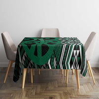 Maori Taniko Patterns Tablecloth Pounamu Patiki Motifs Mix Whakairo Ngaru LT7 - Polynesian Pride