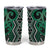 Maori Taniko Patterns Tumbler Cup Pounamu Patiki Motifs Mix Whakairo Ngaru