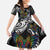 Aotearoa Takatapui Pride Family Matching Long Sleeve Bodycon Dress and Hawaiian Shirt Rainbow Butterfly - Free To Love