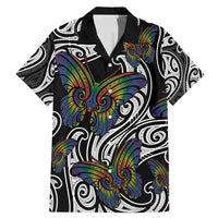 Aotearoa Takatapui Pride Family Matching Mermaid Dress and Hawaiian Shirt Rainbow Butterfly - Free To Love