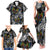 Aotearoa Takatapui Pride Family Matching Tank Maxi Dress and Hawaiian Shirt Rainbow Butterfly - Free To Love