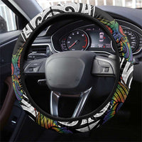 Aotearoa Takatapui Pride Steering Wheel Cover Rainbow Butterfly - Free To Love LT7 - Polynesian Pride