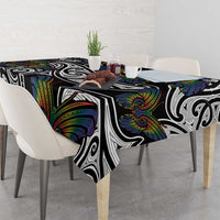 Aotearoa Takatapui Pride Tablecloth Rainbow Butterfly - Free To Love LT7 - Polynesian Pride