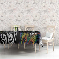 Aotearoa Takatapui Pride Tablecloth Rainbow Butterfly - Free To Love LT7 - Polynesian Pride
