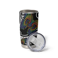 Aotearoa Takatapui Pride Tumbler Cup Rainbow Butterfly - Free To Love LT7 - Polynesian Pride