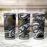 Aotearoa Takatapui Pride Tumbler Cup Rainbow Butterfly - Free To Love LT7 - Polynesian Pride