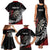 New Zealand Darts Personalised Family Matching Tank Maxi Dress and Hawaiian Shirt Silver Fern Dynamic