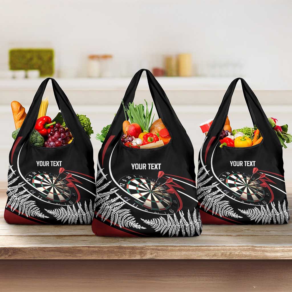 New Zealand Darts Personalised Grocery Bag Silver Fern Dynamic