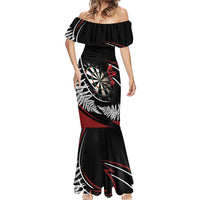 New Zealand Darts Personalised Mermaid Dress Silver Fern Dynamic