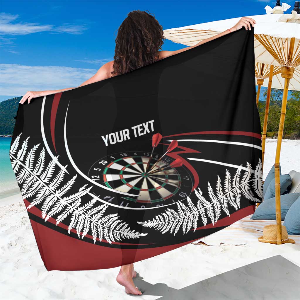 New Zealand Darts Personalised Sarong Silver Fern Dynamic