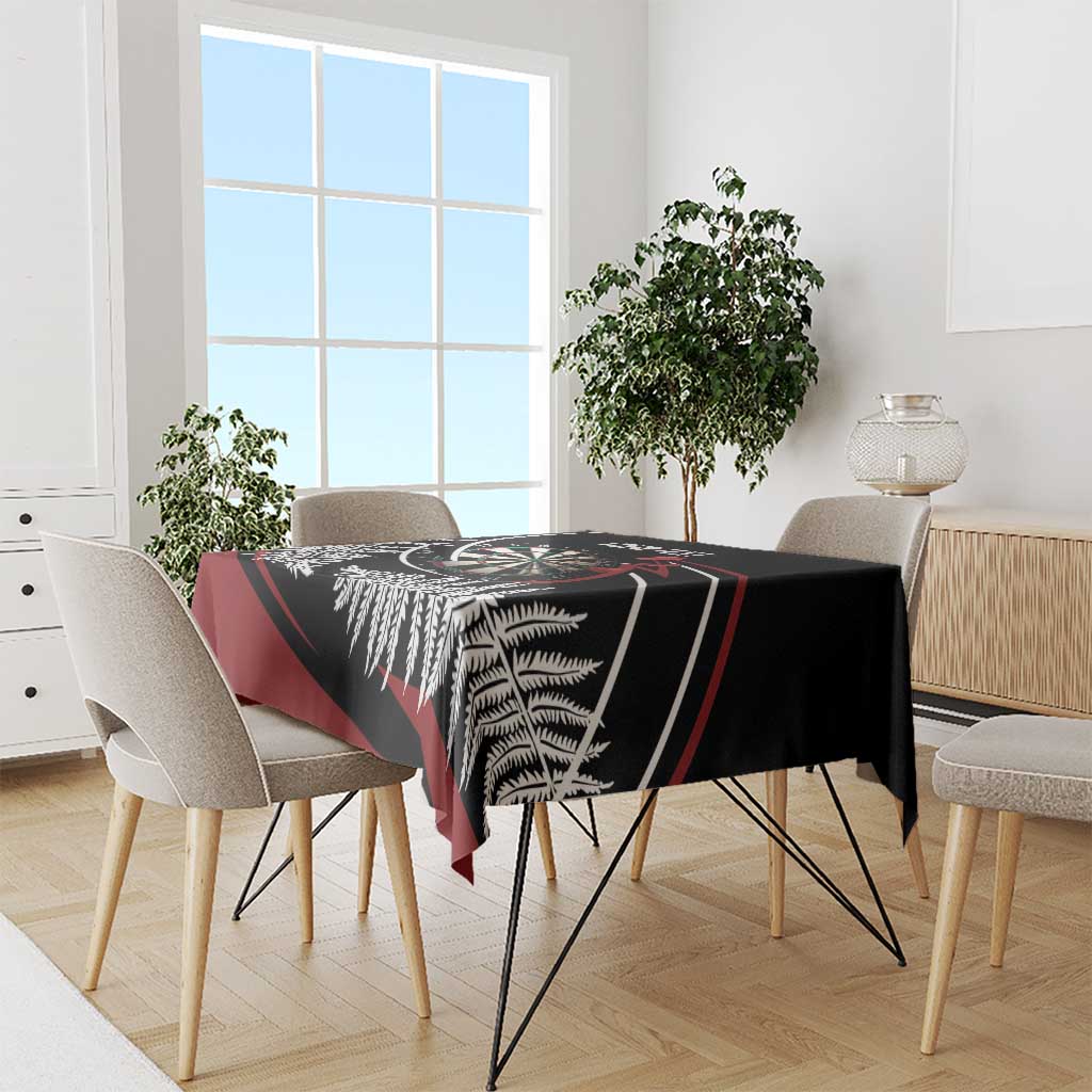 New Zealand Darts Personalised Tablecloth Silver Fern Dynamic