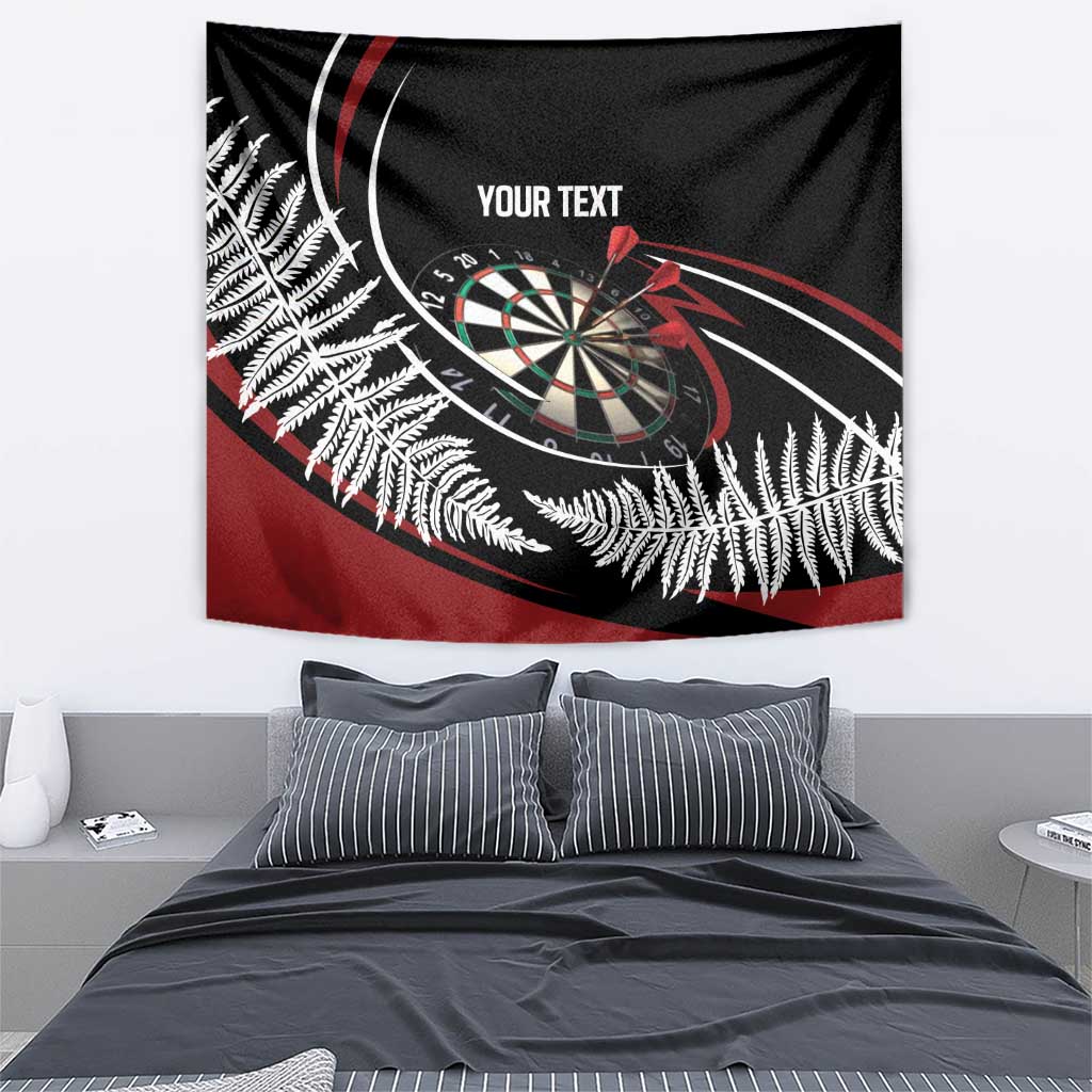 New Zealand Darts Personalised Tapestry Silver Fern Dynamic