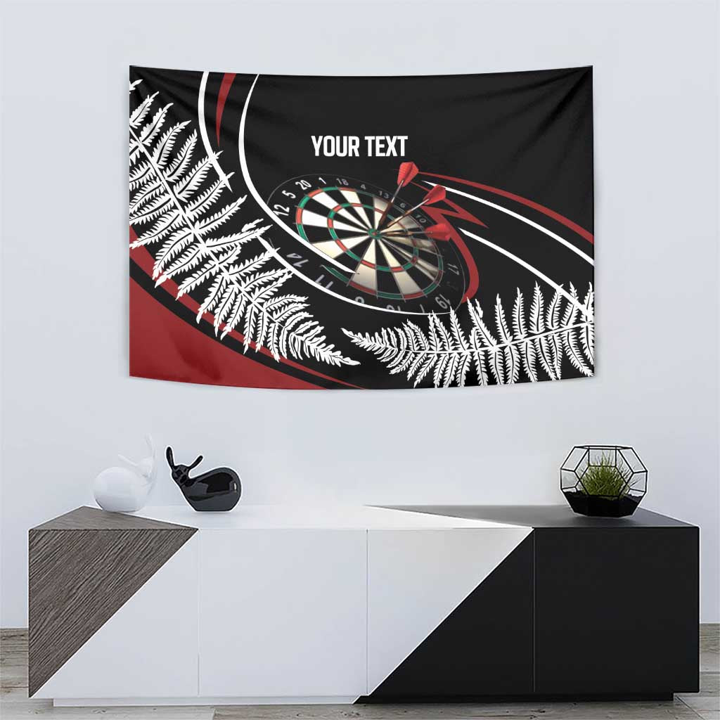 New Zealand Darts Personalised Tapestry Silver Fern Dynamic