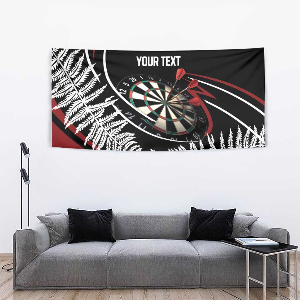 New Zealand Darts Personalised Tapestry Silver Fern Dynamic