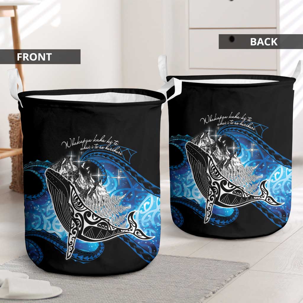 Maori Matariki Te Araroa Paikea Starry Laundry Basket Tangaroa Whakatauki LT7 - Polynesian Pride