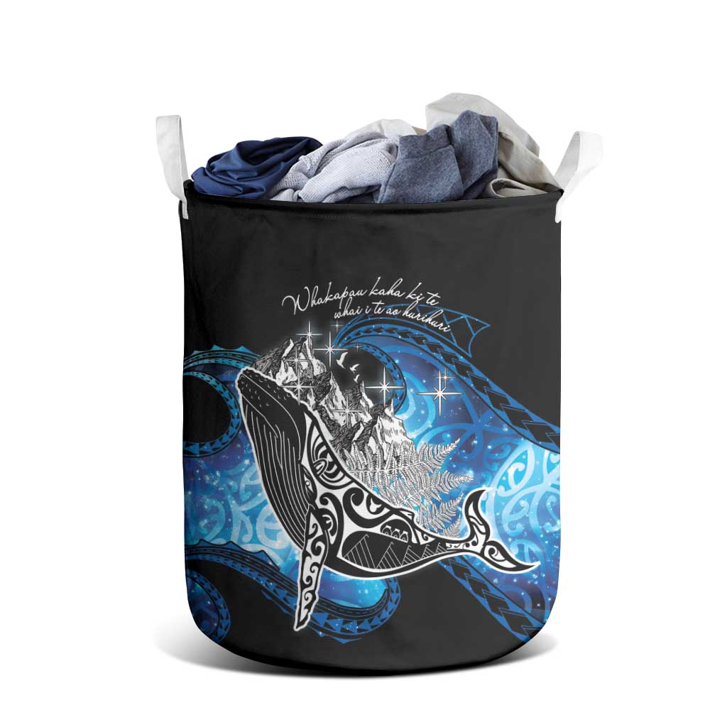 Maori Matariki Te Araroa Paikea Starry Laundry Basket Tangaroa Whakatauki LT7 - Polynesian Pride
