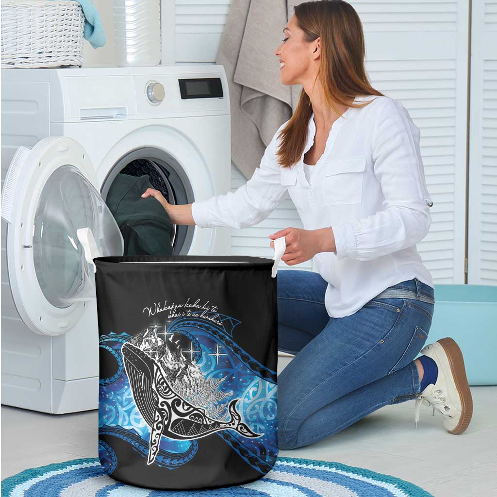 Maori Matariki Te Araroa Paikea Starry Laundry Basket Tangaroa Whakatauki LT7 - Polynesian Pride