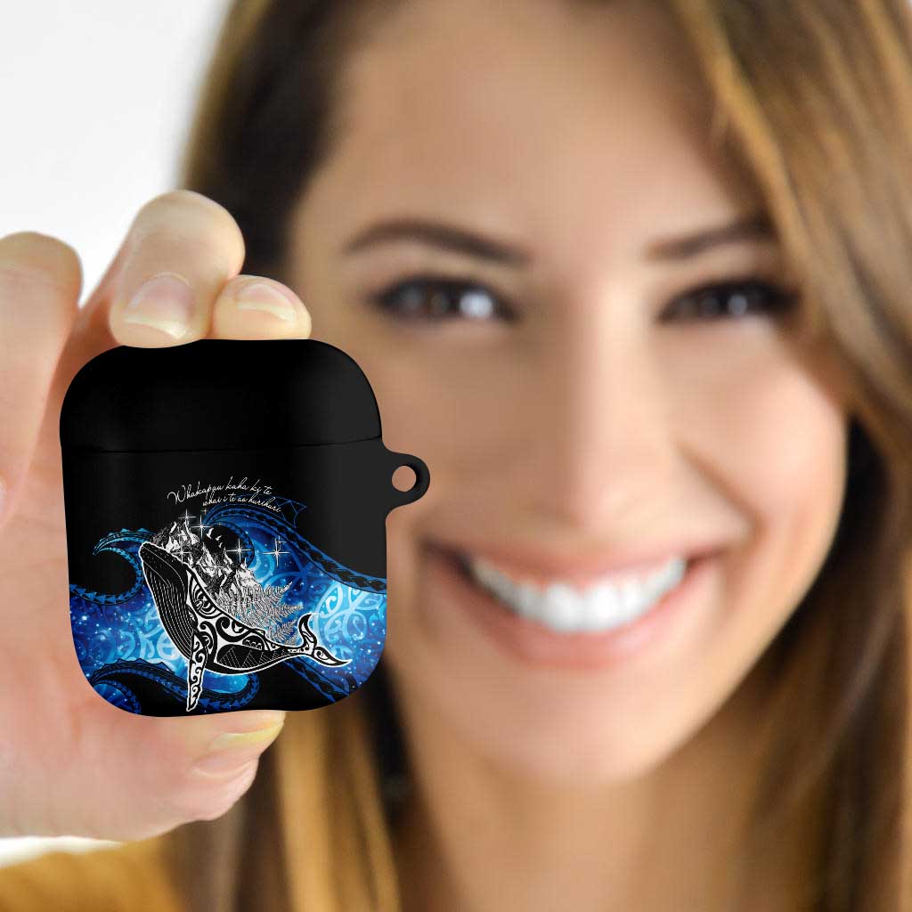 Maori Matariki Te Araroa Paikea Starry AirPods Case Tangaroa Whakatauki LT7 - Polynesian Pride