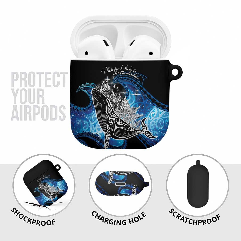 Maori Matariki Te Araroa Paikea Starry AirPods Case Tangaroa Whakatauki LT7 - Polynesian Pride