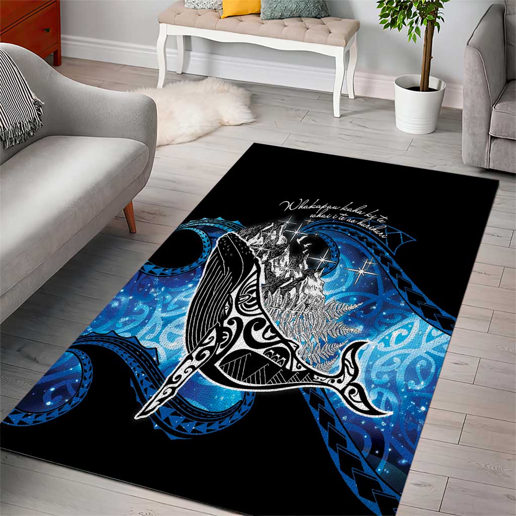 Maori Matariki Te Araroa Paikea Starry Area Rug Tangaroa Whakatauki LT7 - Polynesian Pride