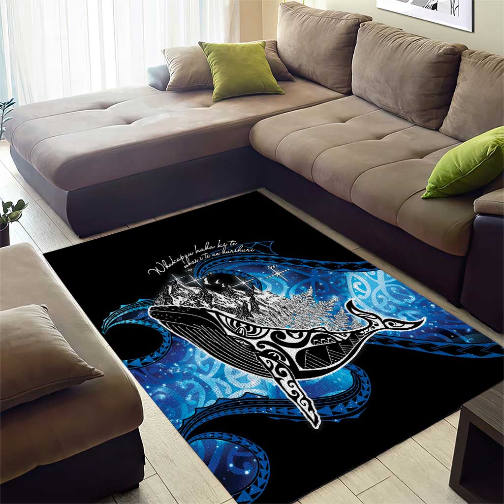 Maori Matariki Te Araroa Paikea Starry Area Rug Tangaroa Whakatauki LT7 - Polynesian Pride