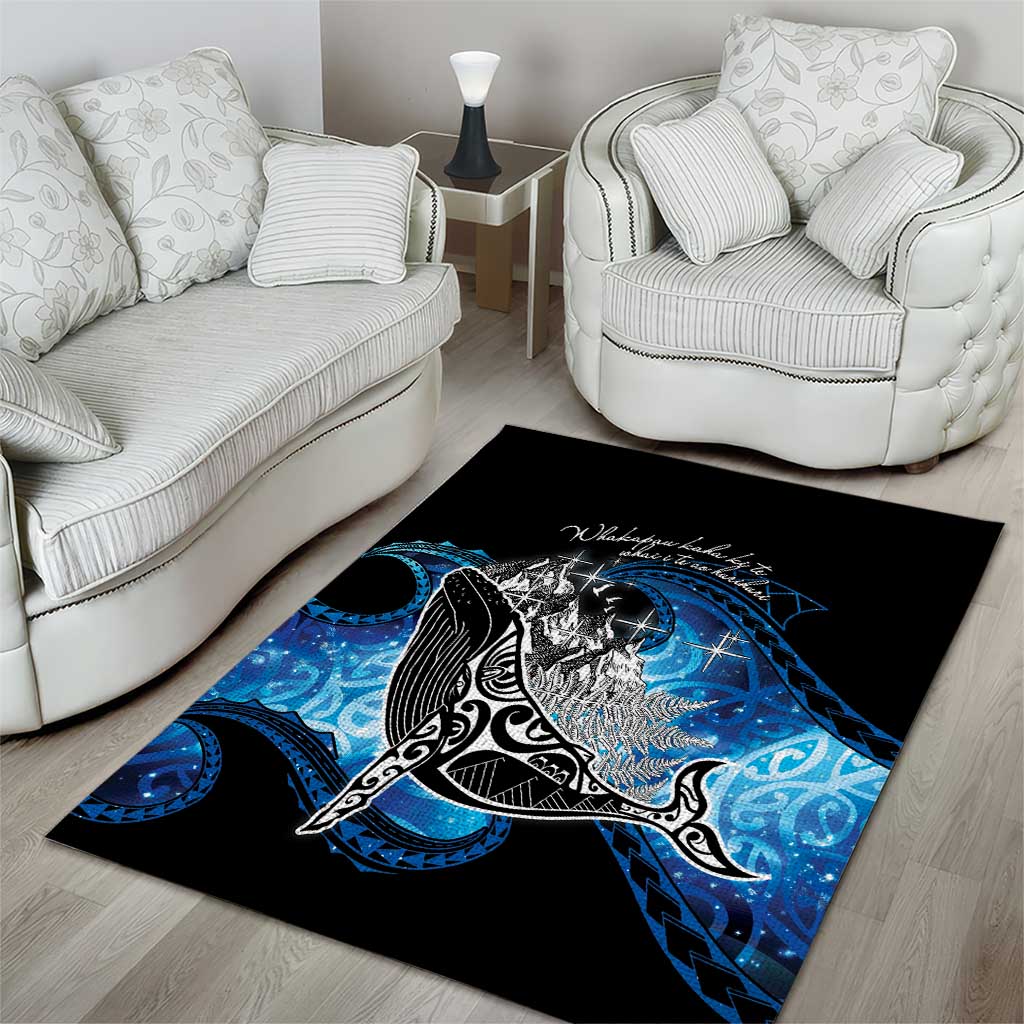 Maori Matariki Te Araroa Paikea Starry Area Rug Tangaroa Whakatauki LT7 - Polynesian Pride