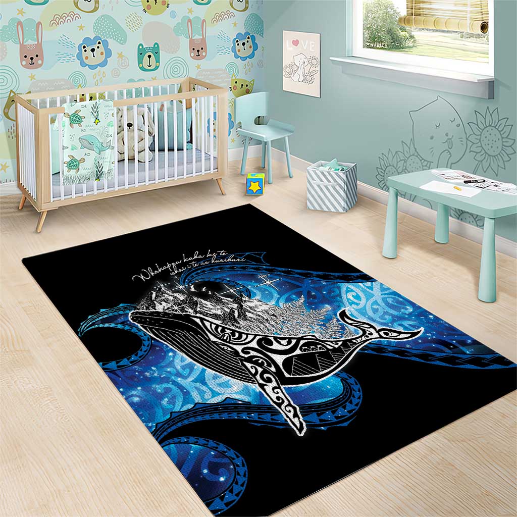 Maori Matariki Te Araroa Paikea Starry Area Rug Tangaroa Whakatauki LT7 - Polynesian Pride
