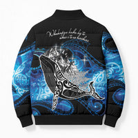 Maori Matariki Te Araroa Paikea Starry Bomber Puffer Jacket Tangaroa Whakatauki LT7 - Polynesian Pride