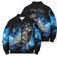 Maori Matariki Te Araroa Paikea Starry Bomber Puffer Jacket Tangaroa Whakatauki LT7 - Polynesian Pride