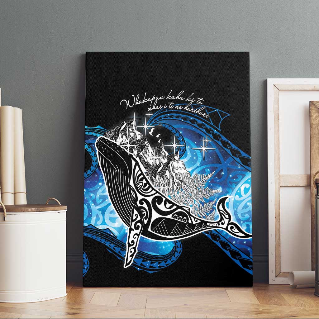 Maori Matariki Te Araroa Paikea Starry Canvas Wall Art Tangaroa Whakatauki LT7 - Polynesian Pride