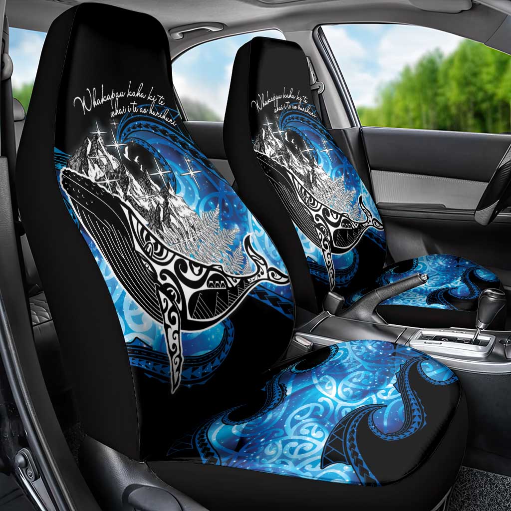 Maori Matariki Te Araroa Paikea Starry Car Seat Cover Tangaroa Whakatauki LT7 - Polynesian Pride