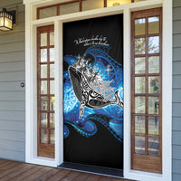 Maori Matariki Te Araroa Paikea Starry Door Cover Tangaroa Whakatauki LT7 - Polynesian Pride