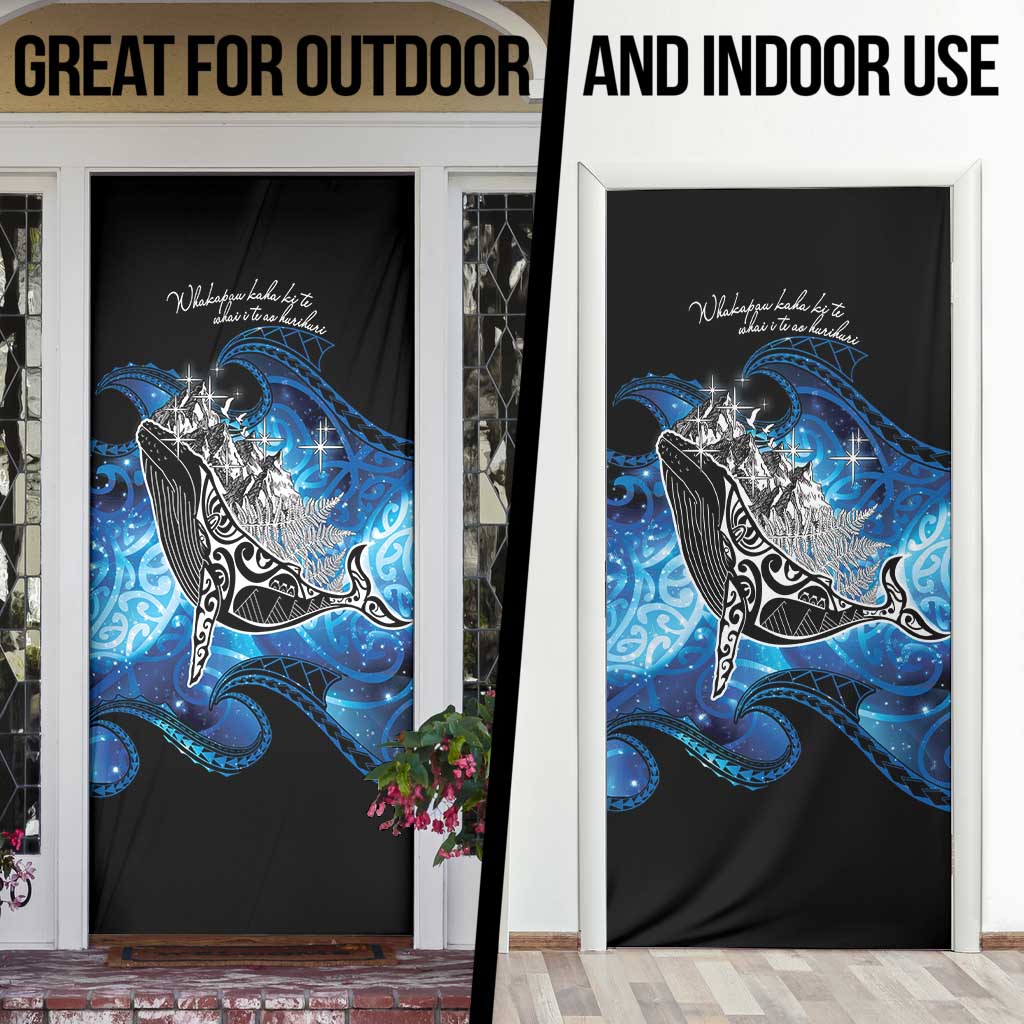 Maori Matariki Te Araroa Paikea Starry Door Cover Tangaroa Whakatauki LT7 - Polynesian Pride