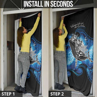 Maori Matariki Te Araroa Paikea Starry Door Cover Tangaroa Whakatauki LT7 - Polynesian Pride
