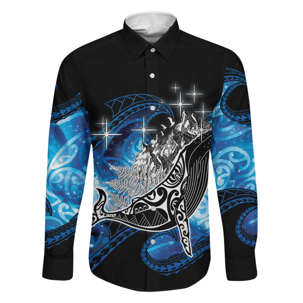 Maori Matariki Te Araroa Paikea Starry Family Matching Short Sleeve Bodycon Dress and Hawaiian Shirt Tangaroa Whakatauki